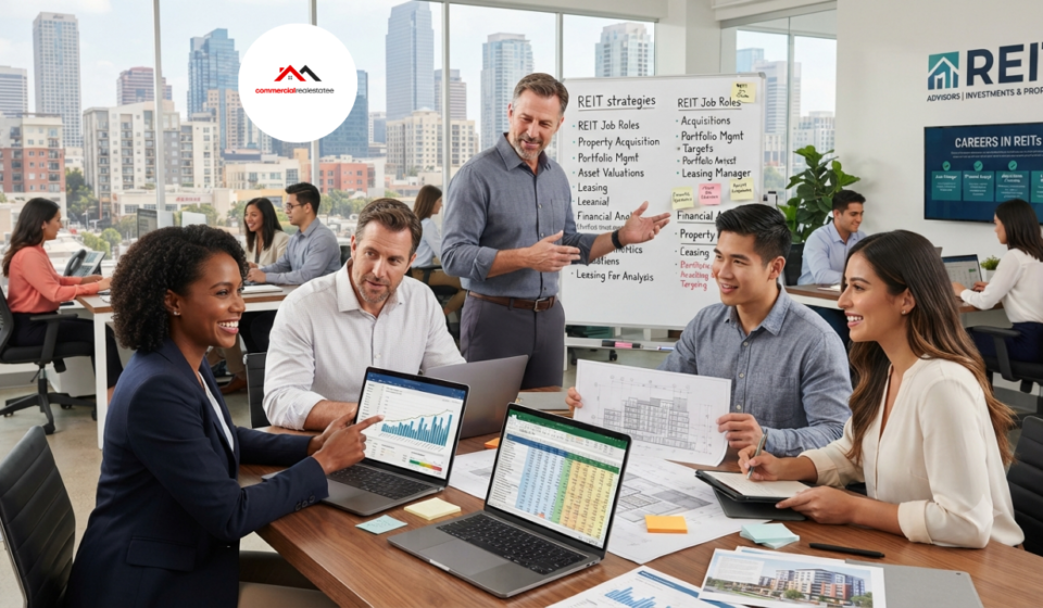 how many jobs are available in real estate investment trusts